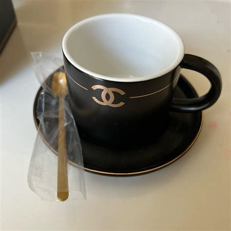 chanel tea set|chanel tea cup set.